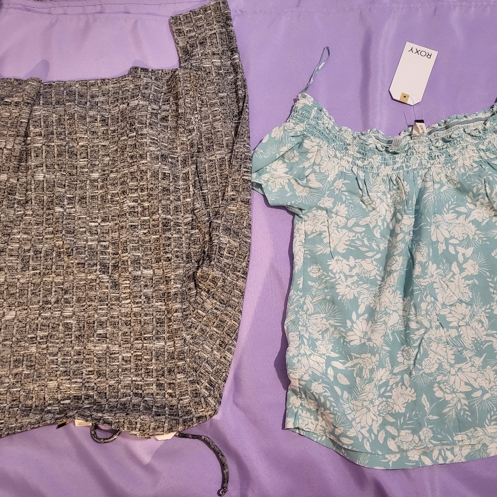 NWT ROXY SHIRT & SWEATER - Picture 6 of 11